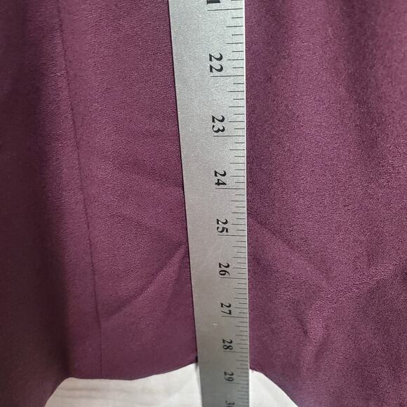 Evan Picone Vintage Blazer Womens Size 12 Wool Purple 90s Preppy Academia Career - Picture 5 of 8